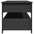 Miniatyrbild 7 av 11: The Living Store Soffbord svart 85x50x50 cm konstruerat trä och metall -  Soffbord
