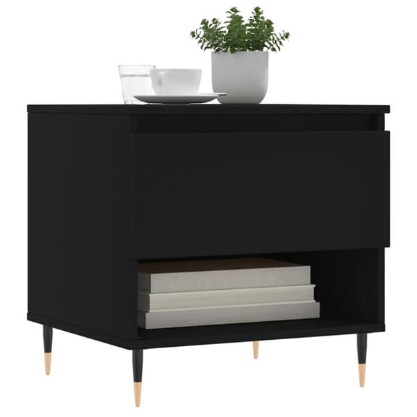 The Living Store Sohvapöydät 2 kpl musta 50x46x50 cm tekninen puu - Kahvipöydät