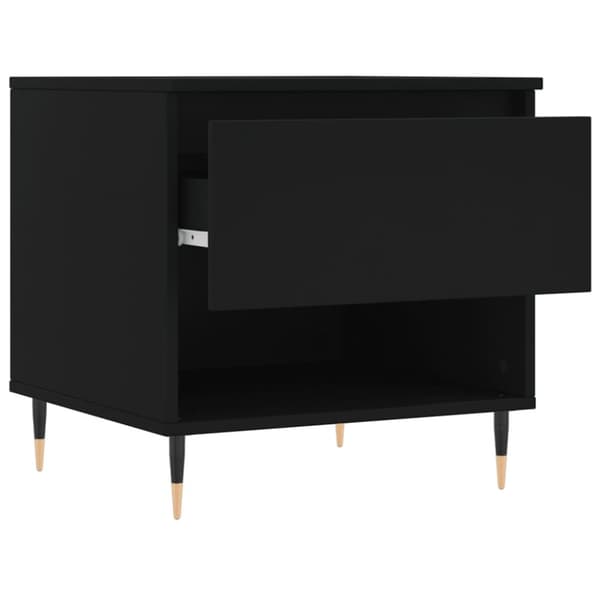 The Living Store Sohvapöydät 2 kpl musta 50x46x50 cm tekninen puu - Kahvipöydät