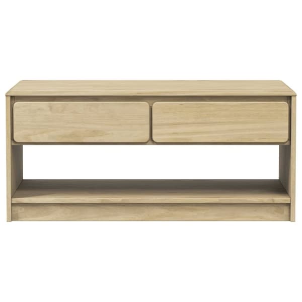The Living Store Soffbord SAUDA ek 99x55x45 cm massiv furu -  Soffbord