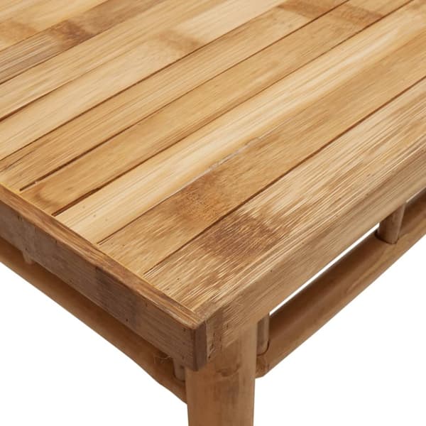 The Living Store sofabord 45x45x35 cm bambus - Sofaborde