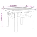 Miniatyrbillede 9 af 9: The Living Store sofabord 45x45x35 cm bambus -  Sofaborde