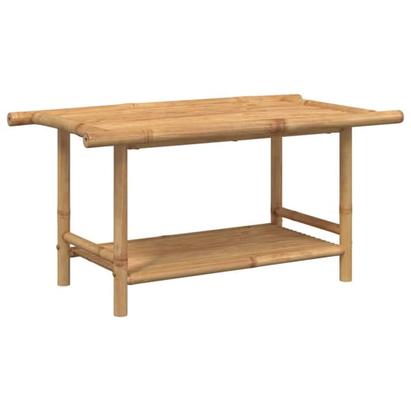 The Living Store Soffbord 90x50x45 cm bambu - Soffbord