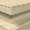Miniatyrbillede 11 af 11: The Living Store sofabord med LED-lys 90x50x40 cm sonoma-eg -  Sofaborde