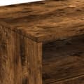 Miniatyrbillede 9 af 11: The Living Store sofabord med LED-lys 90x49x40 cm røget egetræsfarve -  Sofaborde