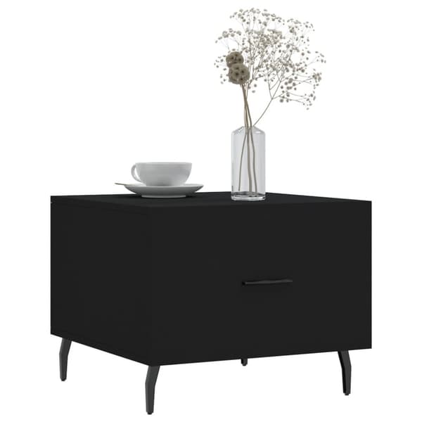 The Living Store Sohvapöydät 2 kpl musta 50x50x40 cm tekninen puu -  Kahvipöydät