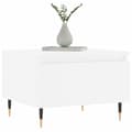 Miniatyrbillede 4 af 11: The Living Store sofaborde 2 stk. 50x46x35 cm konstrueret træ hvid -  Sofaborde