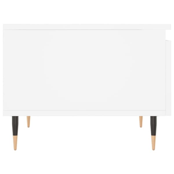The Living Store sofaborde 2 stk. 50x46x35 cm konstrueret træ hvid - Sofaborde