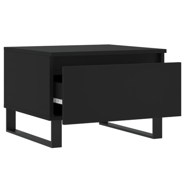 The Living Store Soffbord 2 st svart 50x46x35 cm konstruerat trä -  Soffbord
