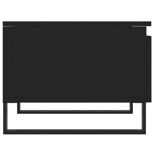 The Living Store Soffbord 2 st svart 50x46x35 cm konstruerat trä -  Soffbord