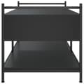 Miniatyrbillede 8 af 11: The Living Store sofabord 99x50x50 cm konstrueret træ sort -  Sofaborde