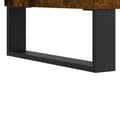 Miniatyrbillede 11 af 11: The Living Store sofabord 90x50x36,5 cm konstrueret træ røget egetræsfarve -  Sofaborde