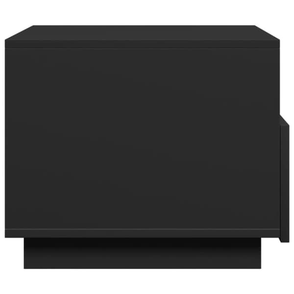 The Living Store sofabord med LED-lys 50x49x40 cm sort - Sofaborde