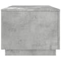 Miniatyrbillede 9 af 11: The Living Store sofabord med LED-lys 90x50x40 cm betongrå -  Sofaborde
