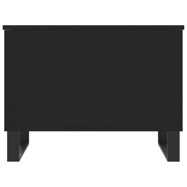 The Living Store Soffbord svart 60x44,5x45 cm konstruerat trä -  Soffbord