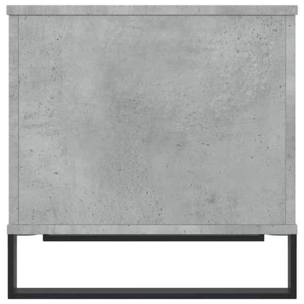 The Living Store Soffbord betonggrå 60x44,5x45 cm konstruerat trä -  Soffbord