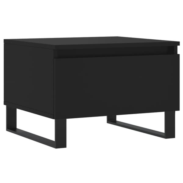 The Living Store Soffbord svart 50x46x35 cm konstruerat trä - Soffbord