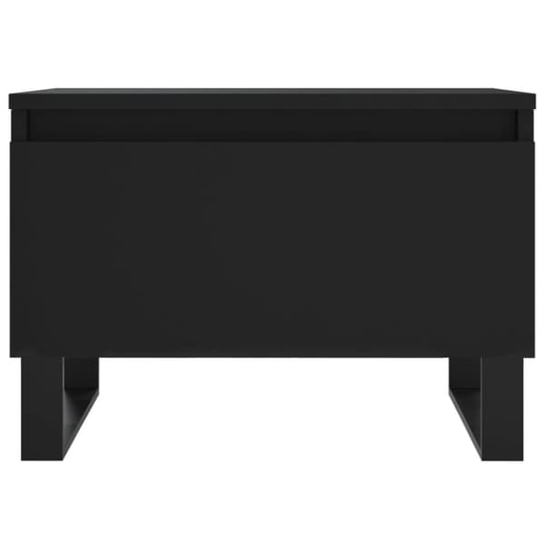 The Living Store Soffbord svart 50x46x35 cm konstruerat trä -  Soffbord