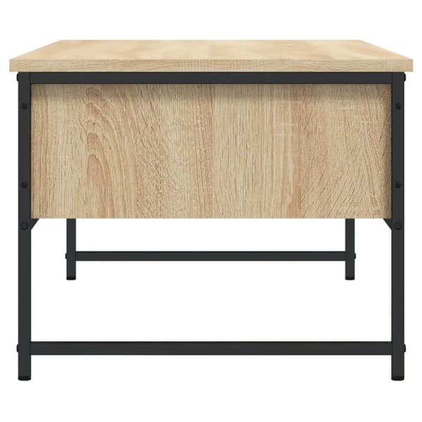 The Living Store sofabord 101x49x39,5 cm konstrueret træ sonoma-eg - Sofaborde