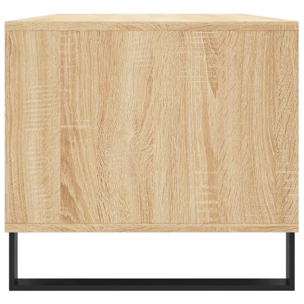 The Living Store sofabord 90x49x45 cm konstrueret træ sonoma-eg -  Sofaborde