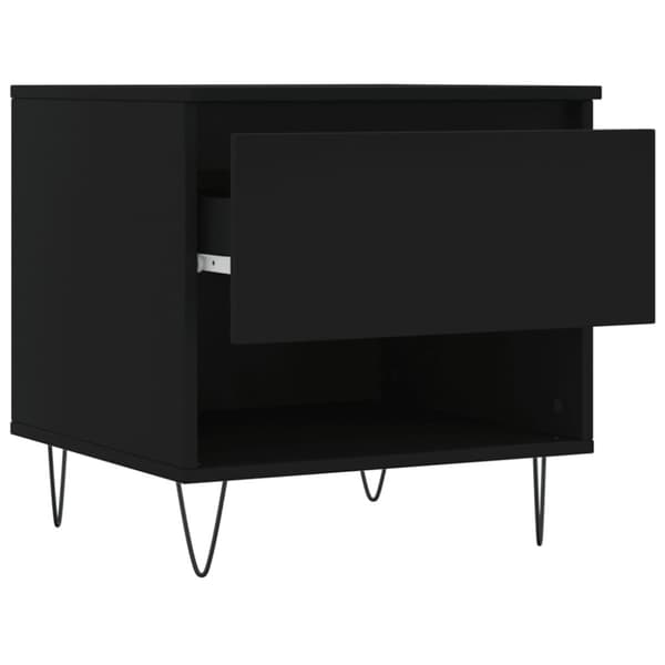 The Living Store Soffbord 2 st svart 50x46x50 cm konstruerat trä -  Soffbord
