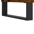 Miniatyrbillede 10 af 11: The Living Store sofabord 90x44,5x45 cm konstrueret træ røget egetræsfarve -  Sofaborde
