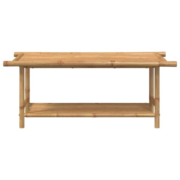 The Living Store sofabord 110x55x45 cm bambus -  Sofaborde