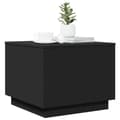 Pikkukuva 7 / 11: The Living Store Sohvapöytä LED-valoilla musta 50x50x40 cm -  Kahvipöydät