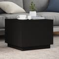 Pikkukuva 2 / 11: The Living Store Sohvapöytä LED-valoilla musta 50x50x40 cm -  Kahvipöydät