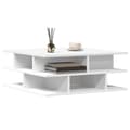Miniatyrbillede 5 af 11: The Living Store sofabord 70x70x29 cm spånplade hvid -  Sofaborde