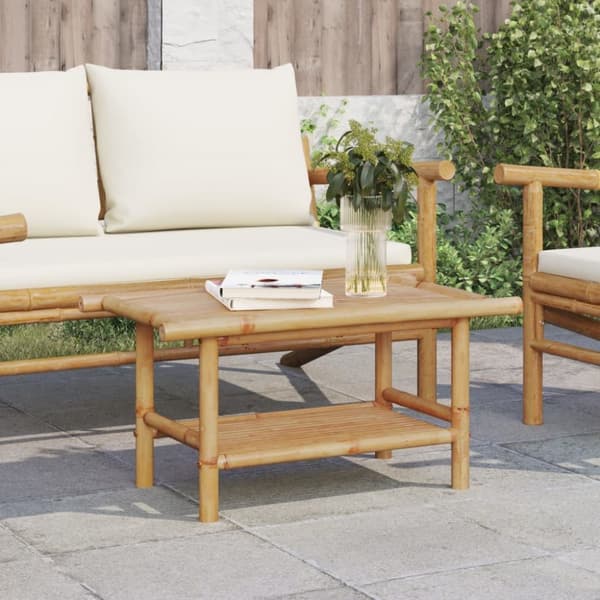 The Living Store Soffbord 70x40x35 cm bambu - Soffbord