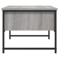 Miniatyrbillede 8 af 11: The Living Store sofabord 101x49x39,5 cm konstrueret træ grå sonoma-eg -  Sofaborde