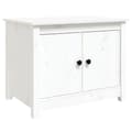Miniatyrbillede 3 af 11: Sofaborde - Living sofabord 71x49x55 cm massivt fyrretræ hvid