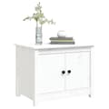 Miniatyrbillede 5 af 11: Sofaborde - Living sofabord 71x49x55 cm massivt fyrretræ hvid