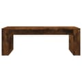 Miniatyrbillede 5 af 10: Sofaborde - Living sofabord 102x50x35 cm konstrueret træ røget egetræsfarve