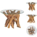 Miniatyrbillede 1 af 8: Sofaborde - Living sofabord i massivt teaktræ 60 cm
