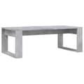Miniatyrbillede 7 af 10: Sofaborde - Living sofabord 102x50x35 cm konstrueret træ betongrå