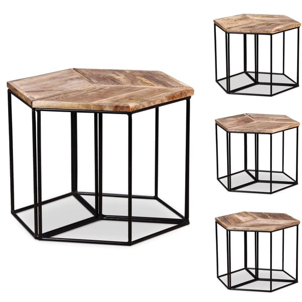 Soffbord - Living Soffbord massivt mangoträ 56x48x40 cm