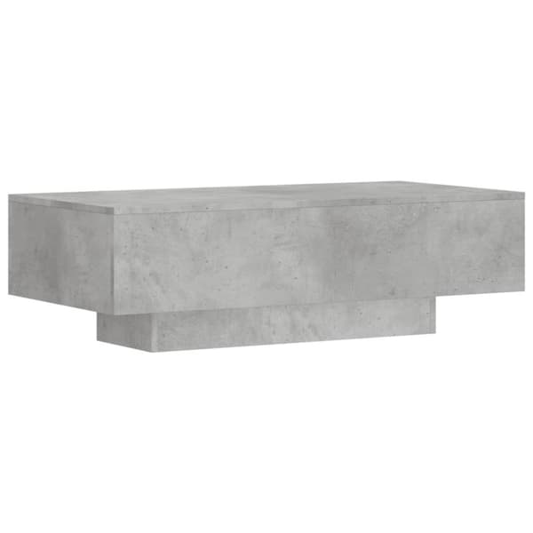 Sofaborde - Living sofabord 100x49,5x31 cm konstrueret træ betongrå