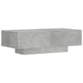 Miniatyrbillede 3 af 10: Sofaborde - Living sofabord 100x49,5x31 cm konstrueret træ betongrå
