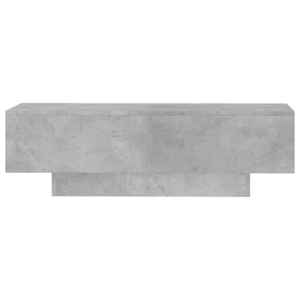 Sofaborde - Living sofabord 100x49,5x31 cm konstrueret træ betongrå