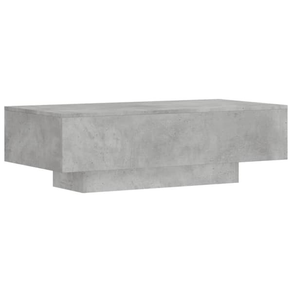 Sofaborde - Living sofabord 100x49,5x31 cm konstrueret træ betongrå