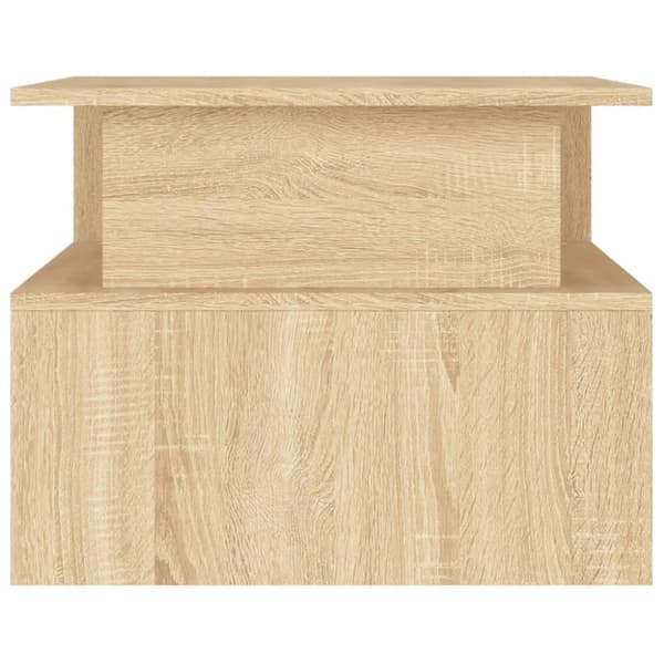 Sofaborde - Living sofabord 90x55x42,5 cm konstrueret træ sonoma-eg