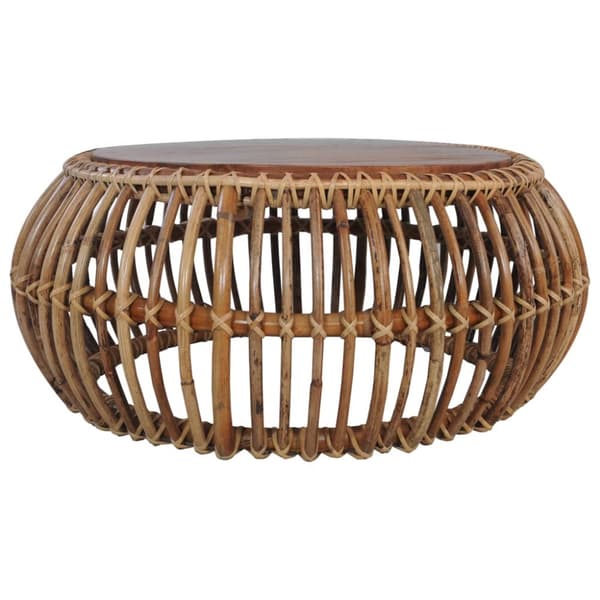 Sofaborde - Living sofaborde 2 stk. naturlig rattan