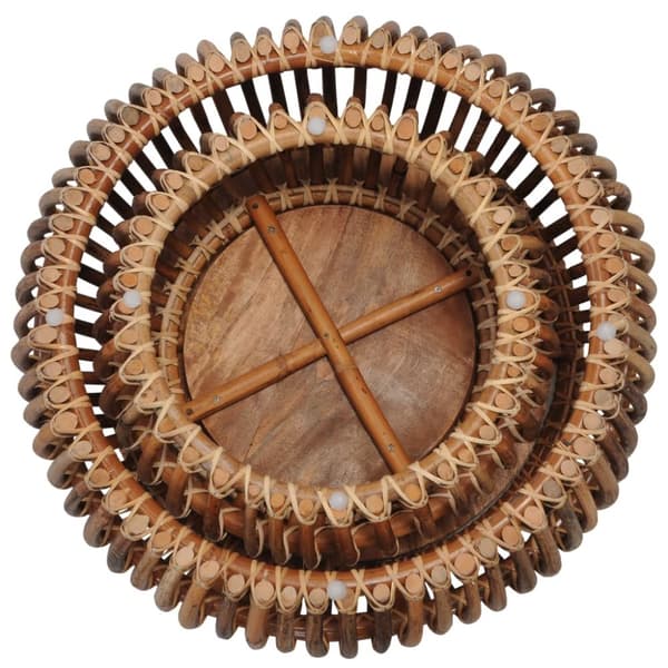 Sofaborde - Living sofaborde 2 stk. naturlig rattan