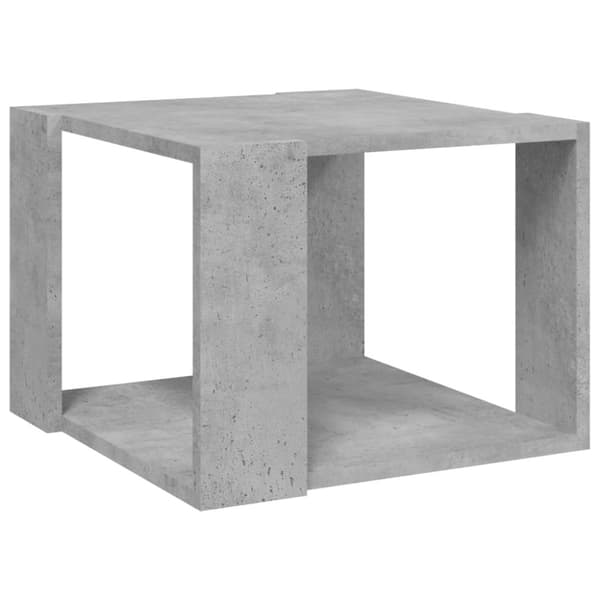 Soffbord - Living Soffbord betonggrå 40x40x30 cm konstruerat trä