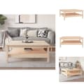 Miniatyrbild 1 av 8: Soffbord - Living Soffbord 100x100x40 cm massiv furu