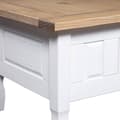 Miniatyrbillede 6 af 7: Sofaborde - Living sofabord 100x55x45 cm fyrretræ Corona-serien hvid