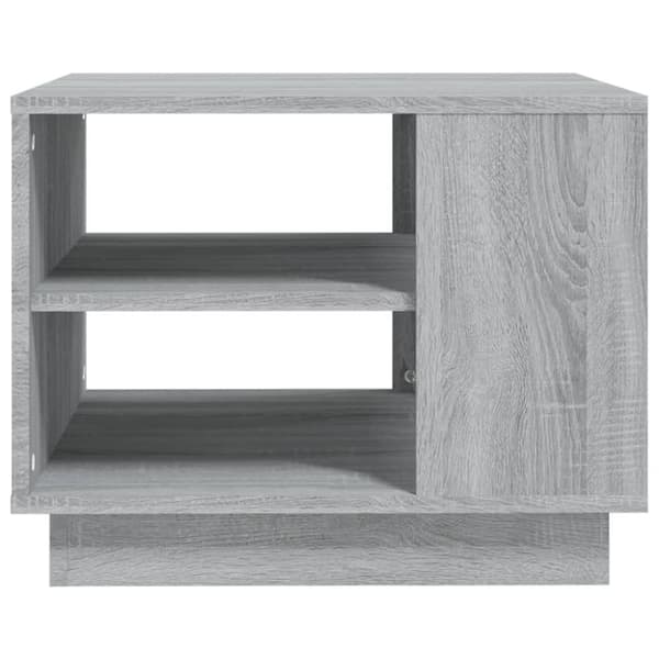 Soffbord - Living Soffbord grå  sonoma-ek 55x55x43 cm spånskiva