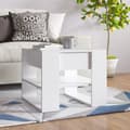 Miniatyrbillede 2 af 8: Sofaborde - Living sofabord 55,5x55x45 cm konstrueret træ hvid